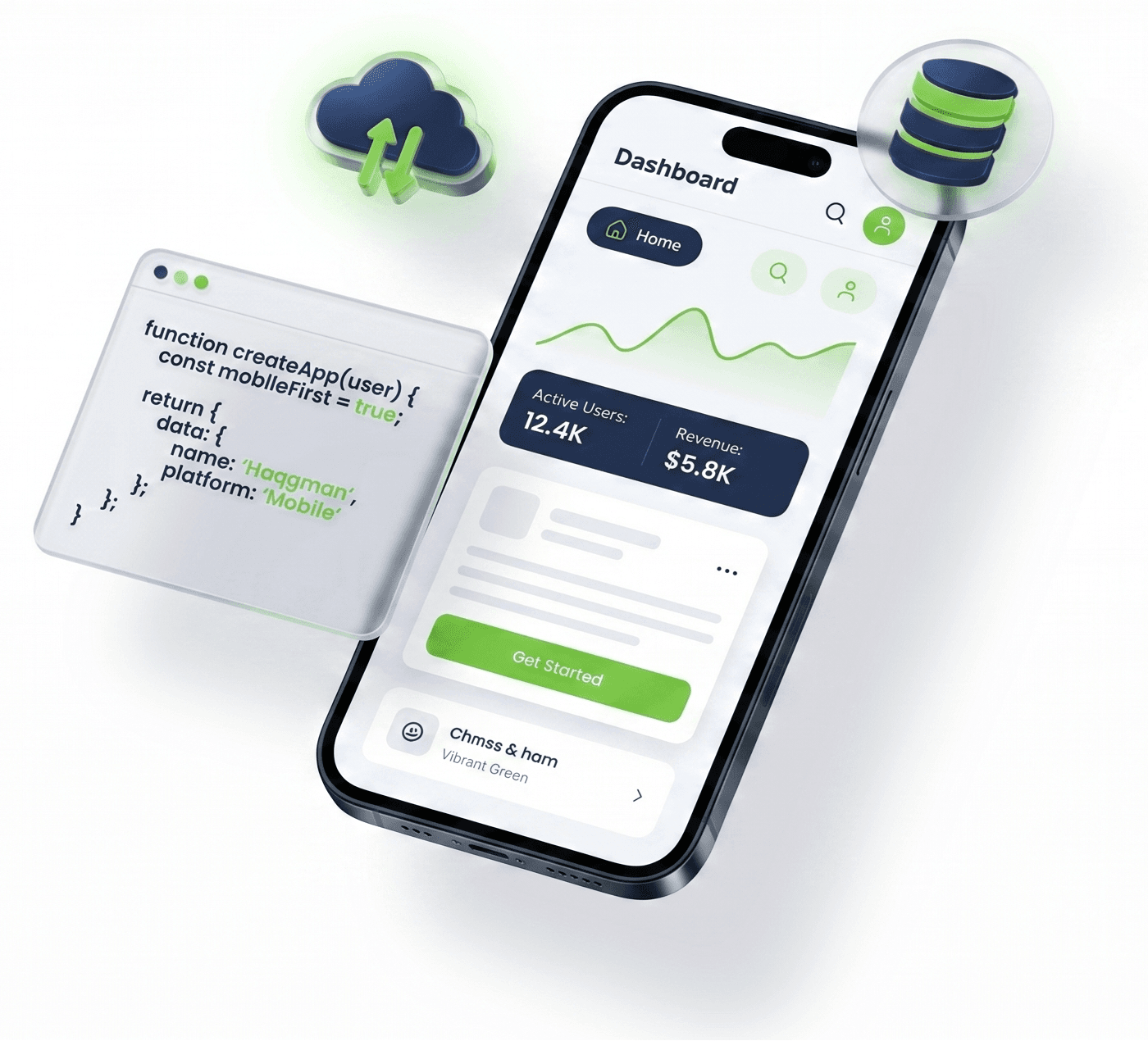 Mobile-first Application Illustration